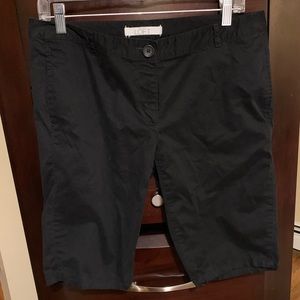 Loft Black Marisa Shorts Size 6